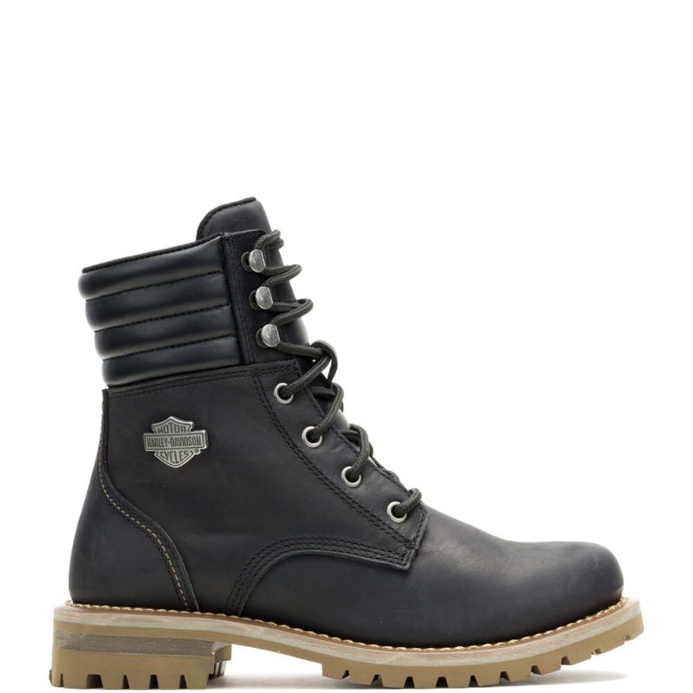 Harley-Davidson Womens Gynger Lace 6" Lace Up Black Boots (NWT)